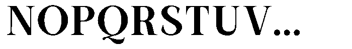 Serafin Static Bold Font UPPERCASE