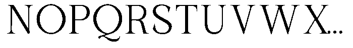 Serafin Static Extra Light Font UPPERCASE