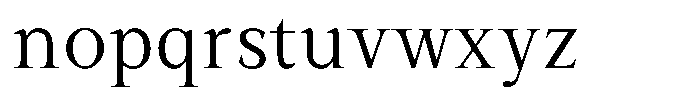 Serafin Static Light Font LOWERCASE