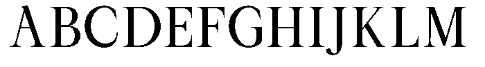 Serafin Static Regular Font UPPERCASE