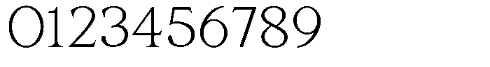 Serafin Static Thin Font OTHER CHARS