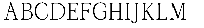 Serafin Static Thin Font UPPERCASE