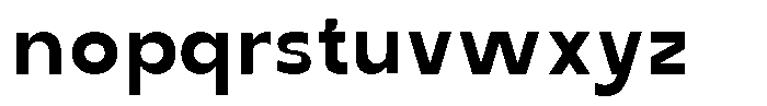Seragil Bold Font LOWERCASE