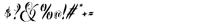 Serahine Italic Font OTHER CHARS