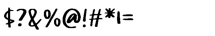 Serahkuai Font OTHER CHARS