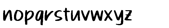 Serahkuai Font LOWERCASE