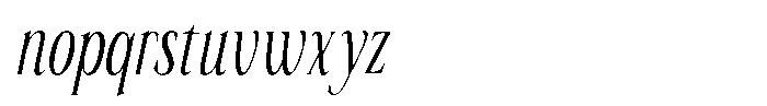 Seraline Orchid Italic Font LOWERCASE
