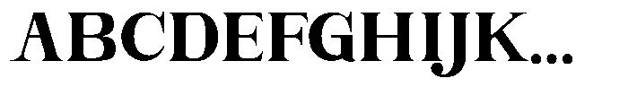 Serapha Serif Black Font UPPERCASE
