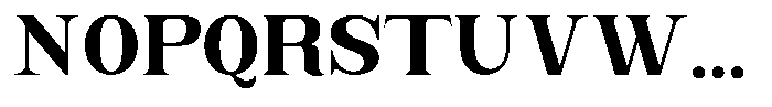 Serapha Serif Black Font UPPERCASE