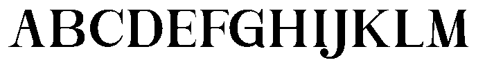 Serapha Serif Bold Font UPPERCASE