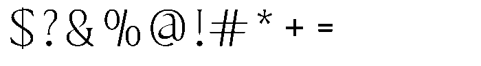Seraphile Font OTHER CHARS