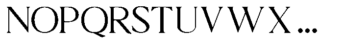 Seraphile Font UPPERCASE