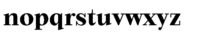 Seraphine Caption Extra Bold Font LOWERCASE