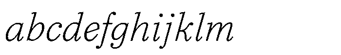 Seraphine Caption Extra Light Italic FONT