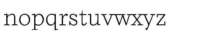 Seraphine Caption Extra Light Font LOWERCASE
