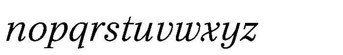 Seraphine Caption Regular Italic Font LOWERCASE