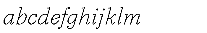 Seraphine Caption Thin Italic FONT