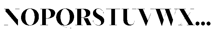 Seraphine Display Bold Font UPPERCASE