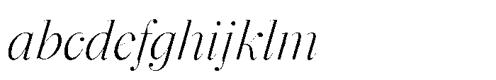 Seraphine Display Extra Light Italic FONT