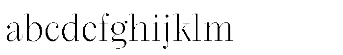 Seraphine Display Extra Light FONT