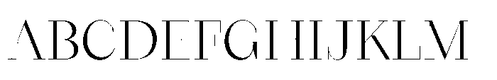 Seraphine Display Light Font UPPERCASE