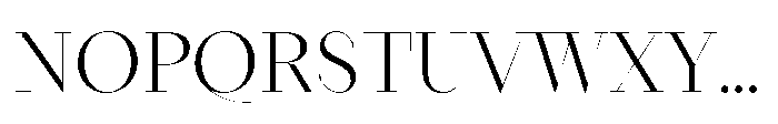 Seraphine Display Light Font UPPERCASE