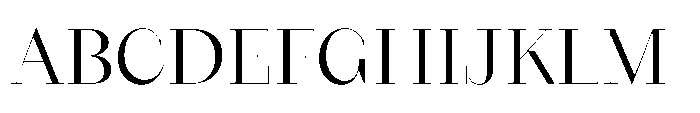 Seraphine Display Regular Font UPPERCASE