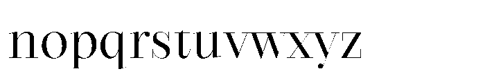Seraphine Display Regular Font LOWERCASE