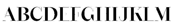Seraphine Display Semibold Font UPPERCASE