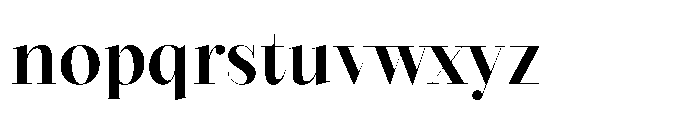 Seraphine Display Semibold Font LOWERCASE