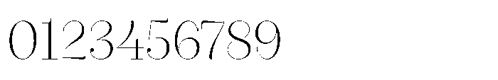 Seraphine Display Thin Font OTHER CHARS