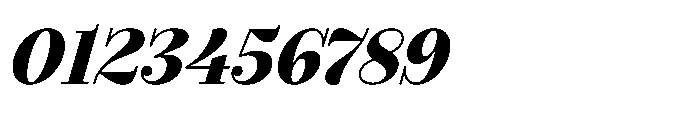 Seraphine Extra Bold Italic Font OTHER CHARS