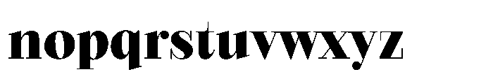 Seraphine Headline Black Font LOWERCASE