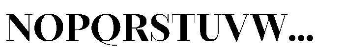 Seraphine Headline Bold Font UPPERCASE