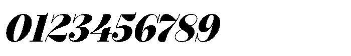 Seraphine Headline Extra Bold Italic Font OTHER CHARS