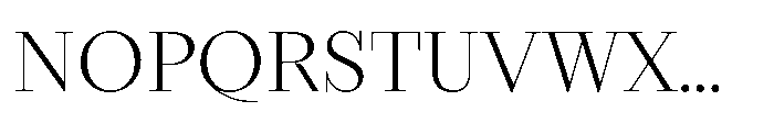 Seraphine Headline Light Font UPPERCASE