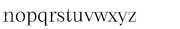 Seraphine Headline Light Font LOWERCASE