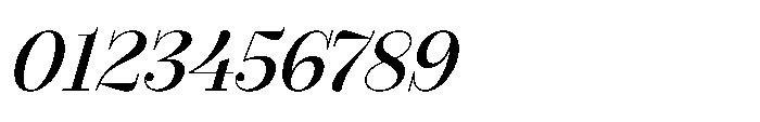 Seraphine Headline Medium Italic Font OTHER CHARS