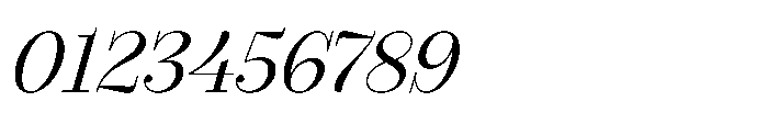 Seraphine Headline Regular Italic Font OTHER CHARS