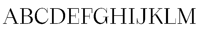 Seraphine Headline Regular Font UPPERCASE