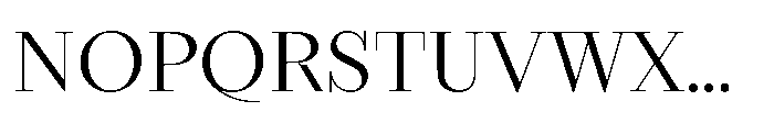 Seraphine Headline Regular Font UPPERCASE