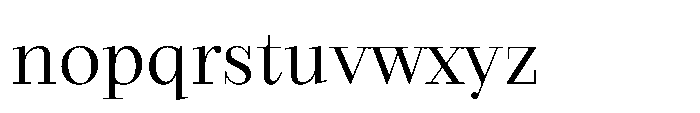 Seraphine Headline Regular Font LOWERCASE