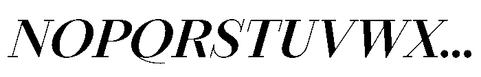 Seraphine Headline Semibold Italic Font UPPERCASE