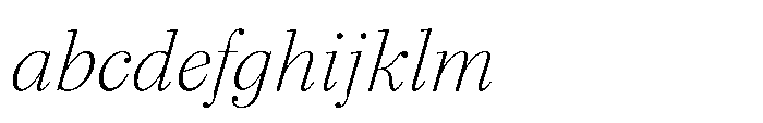 Seraphine Headline Thin Italic FONT