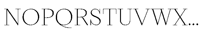 Seraphine Headline Thin Font UPPERCASE