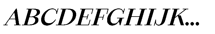 Seraphine Semibold Italic Font UPPERCASE
