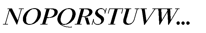 Seraphine Semibold Italic Font UPPERCASE