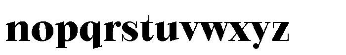 Seraphine Text Black Font LOWERCASE