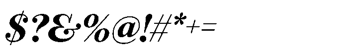 Seraphine Text Bold Italic Font OTHER CHARS