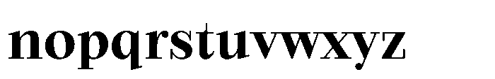 Seraphine Text Bold Font LOWERCASE